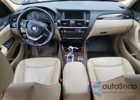 2015 BMW X3 xDrive28I z USA, uszkodzony, nr VIN 5UXWX9C57F0D59521